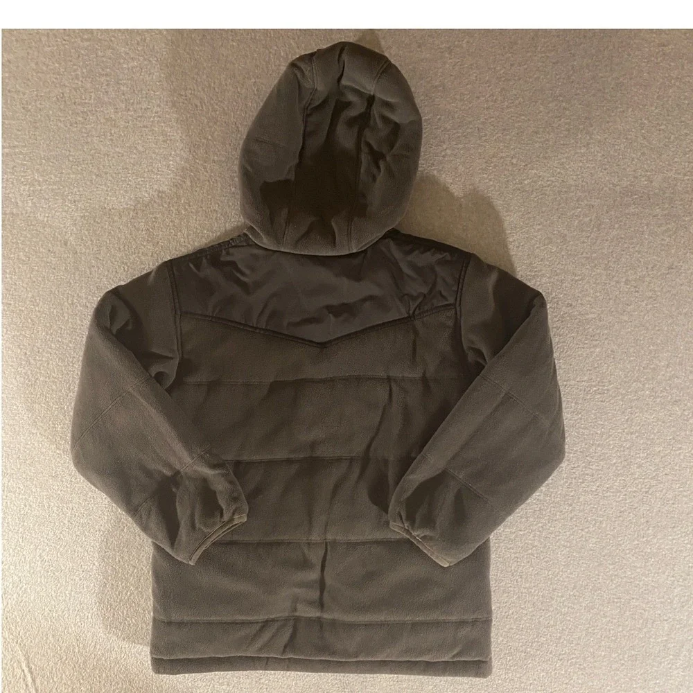 The North Face Reversible Polartec Fleece Jacket Black Full Zip Mens Small
